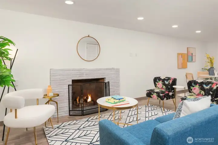 Lower level family room