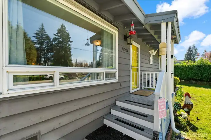 Inside, you’ll find a primary bedroom with walk-in closet +2 more bedrooms and a full bath.