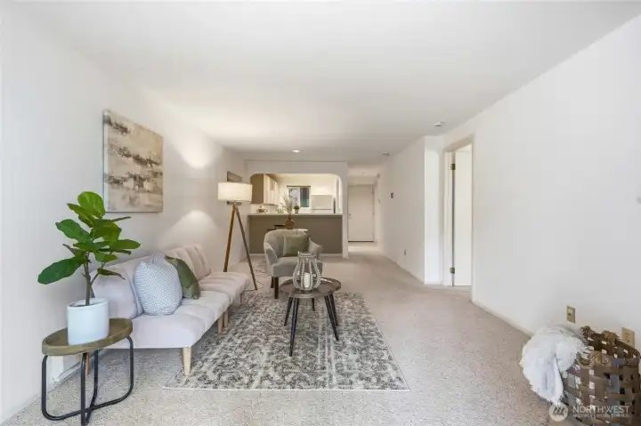 Living room ideal for entertaining