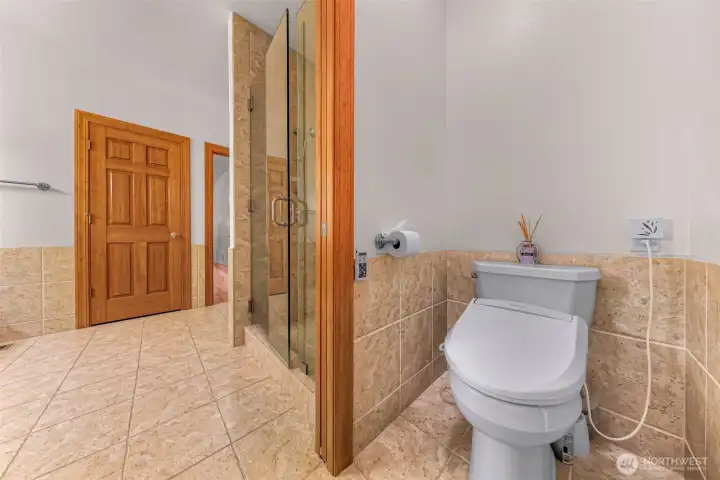 Bidet Room in Primary Bathroom
