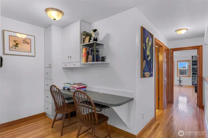 Office Space with Built Ins
