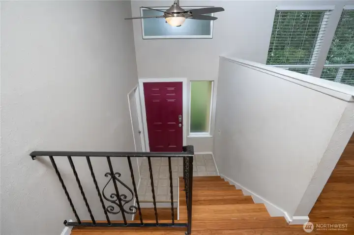 Entry with Bamboo Flooring