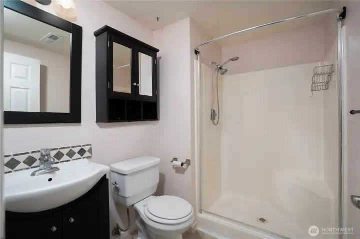 Additional three quarter bath downstairs