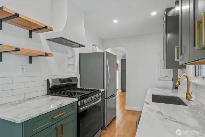 Another view of the kitchen
