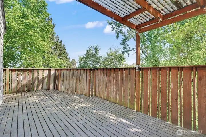 Back deck