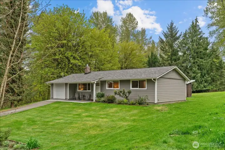 Charming curb appeal highlights the exterior of this beautifully maintained rambler. Charming curb appeal highlights the exterior of this beautifully maintained rambler.