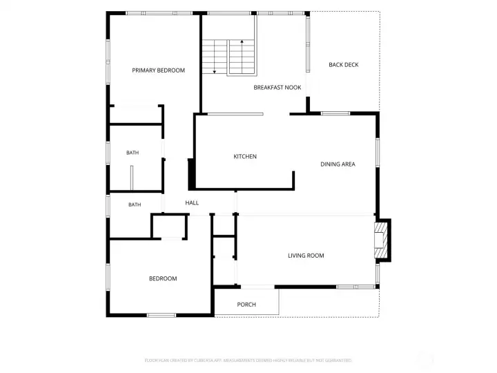 Lower level floor plan