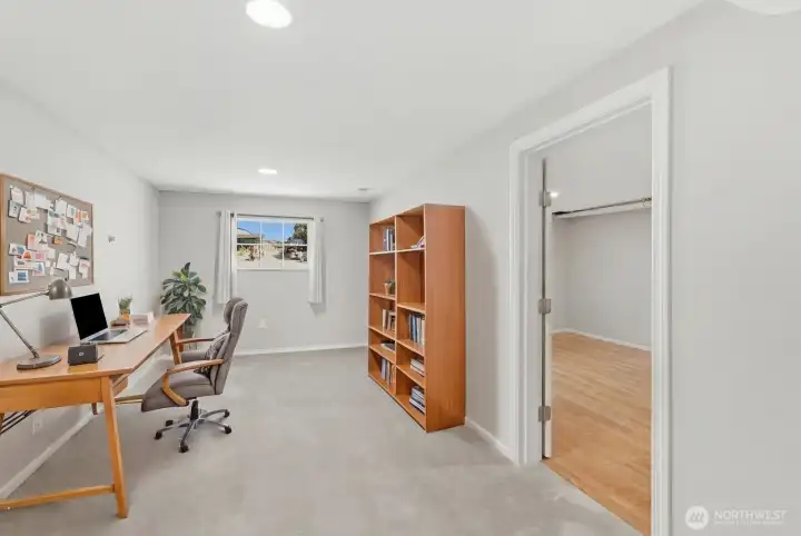 Virtually staged to show an example of how the space could be used.
