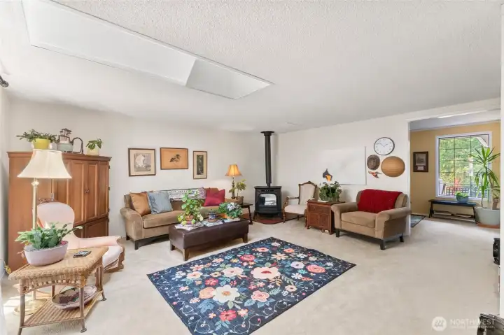 Sky light for tons of natural light!