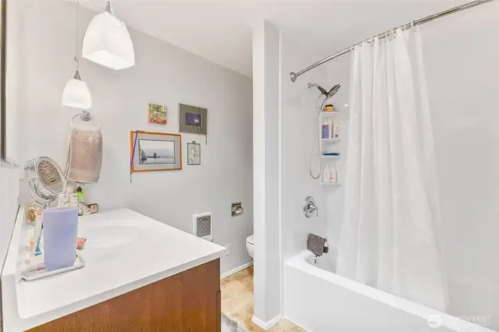 Primary bathroom.