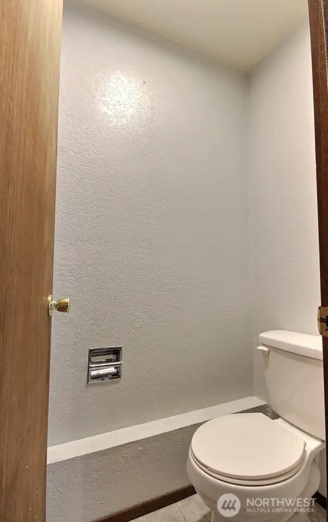 Convenient quarter bathroom off family room