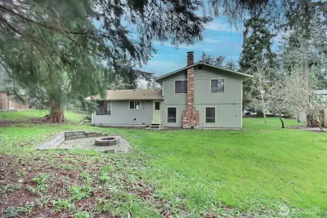 .27 acre lot.
