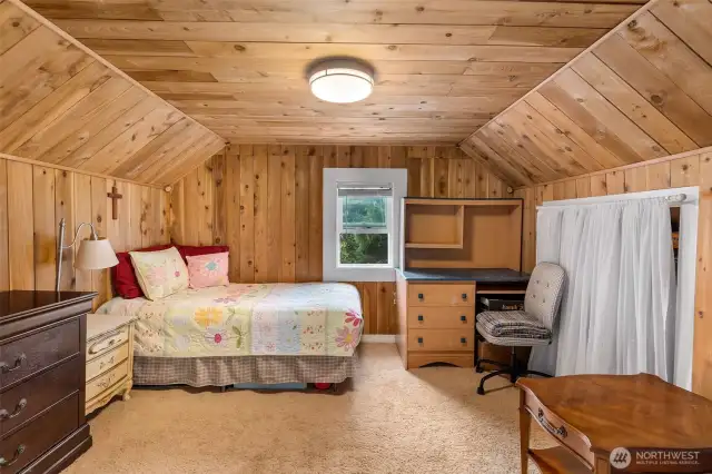 Upstairs is bedroom #3.