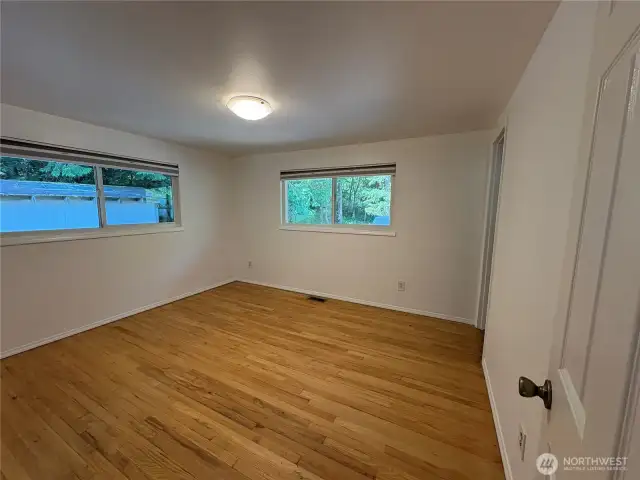 Main Level Primary Bedroom with Ensuite Bathroom