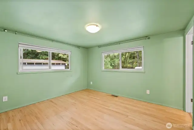 Main Level Primary Bedroom with Ensuite Bathroom