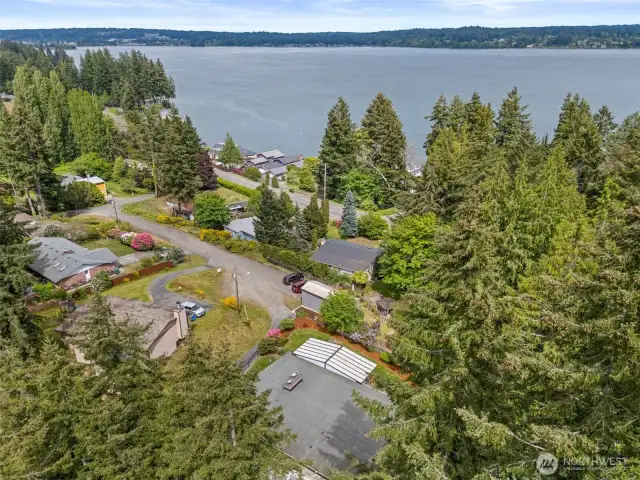 Home situated to take in the views of Dyes Inlet