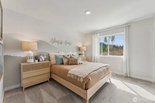 All pictures are from our staged model home, finishes will vary