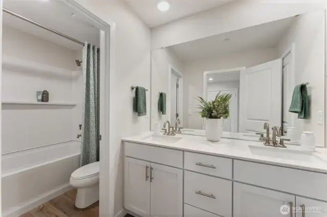 All pictures are from our staged model home, finishes will vary