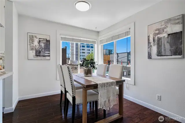Laminate floor throughout