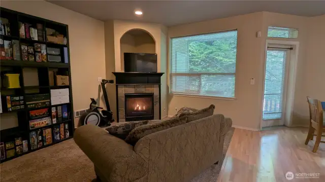 Relax by the fire