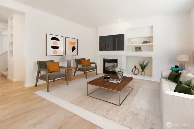 Family Room (Virtually Staged)