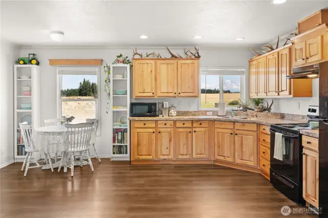 Kitchen and dining space