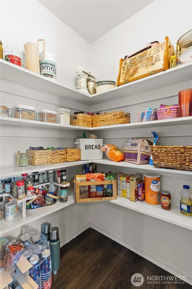 Large walk-in pantry
