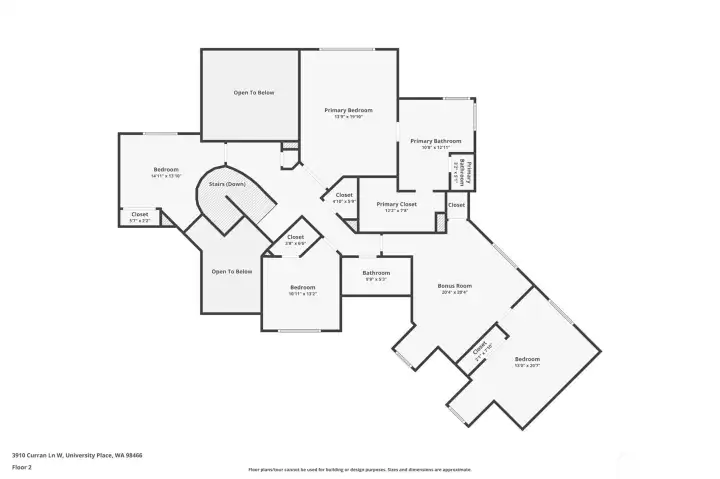 Upper Level Floorplan