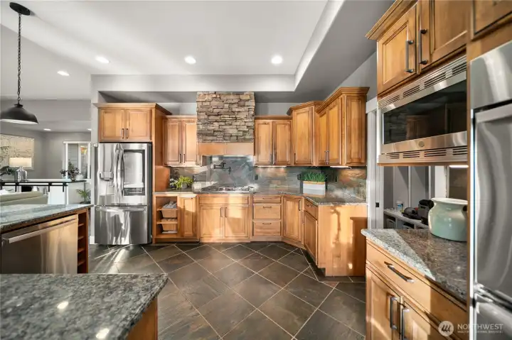 Chefs dream kitchen: sleek and functional