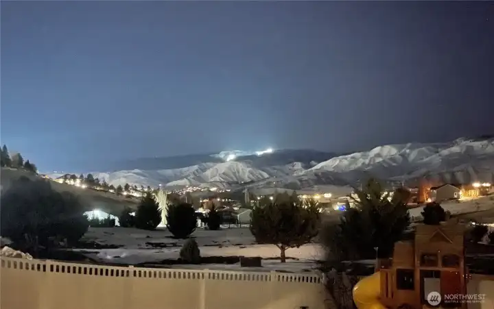 View of Mission Ridge Ski Are