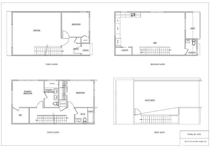 Marketing renderings, floor plan