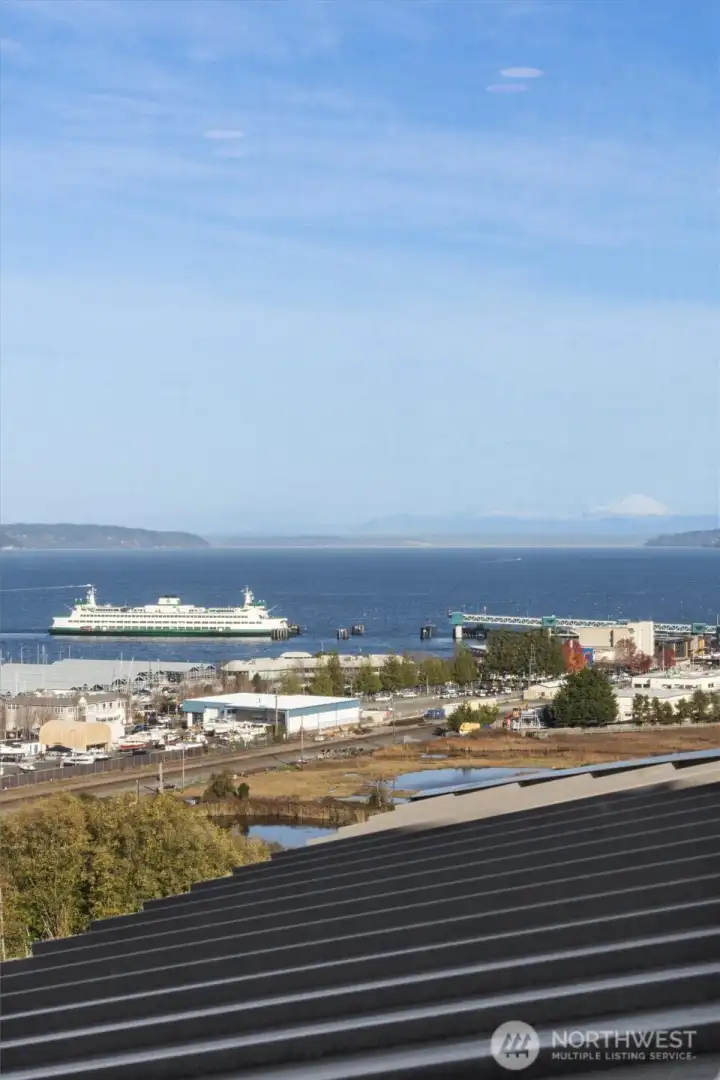View from the clubhouse interior covered balcony.