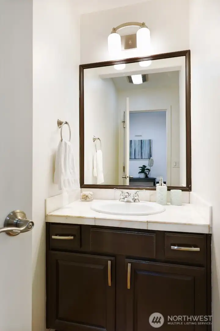 Main floor powder room.