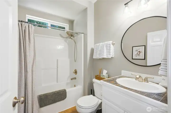 Main floor bathroom.