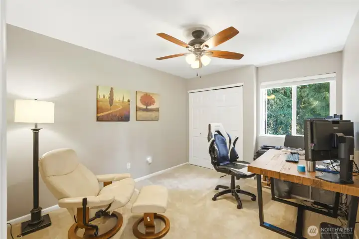 Bedroom #4...currently uses as an offcie.