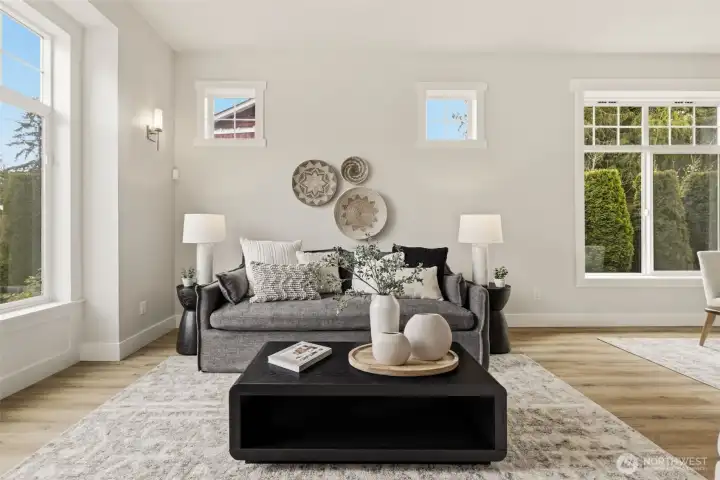 Light-filled formal iiviing