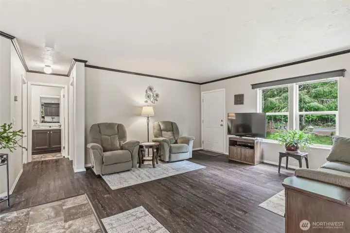 Bright & inviting living room.