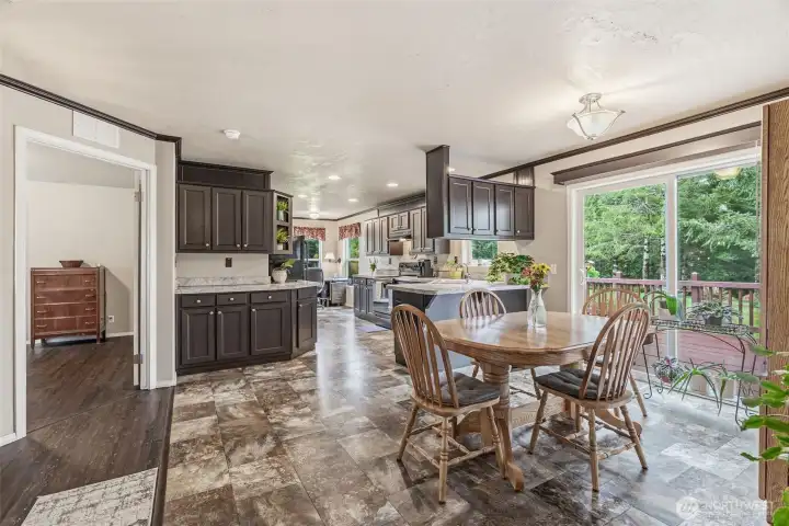 Dining space perfect for gatherings.