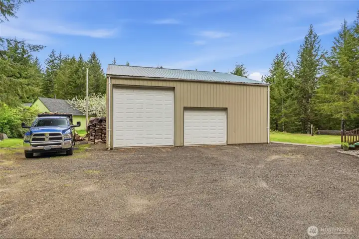 Parking, storage & a workspace all in one.