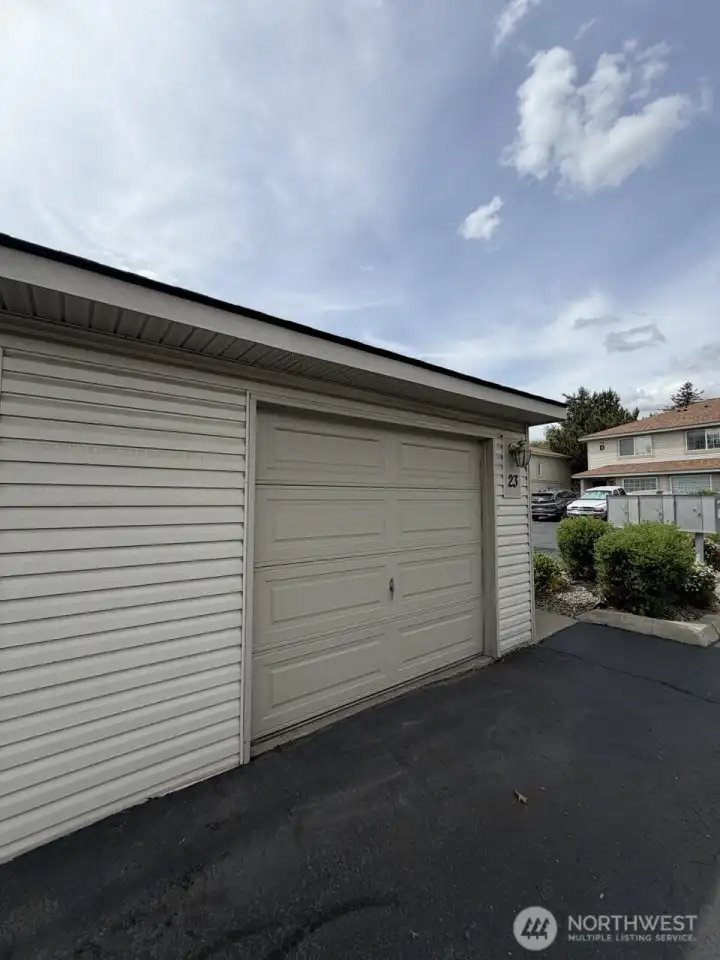 One car garage for easy, nearby storage and parking!