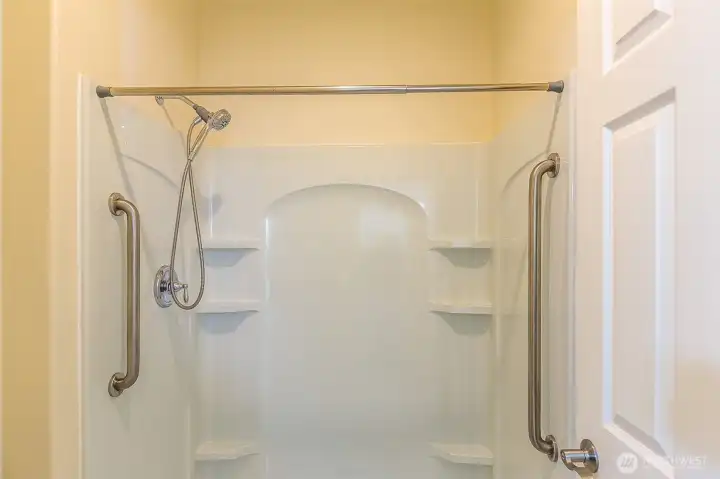 Walk in shower Walk in shower