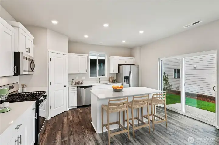 Virtual staging. Photo rendering is representational. Actual home is finishes, elevation, and paint colors may vary. See site agent for details.
