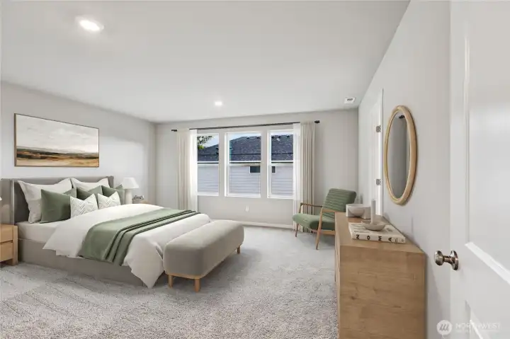 Virtual staging. Photo rendering is representational. Actual home is finishes, elevation, and paint colors may vary. See site agent for details.