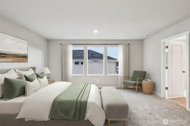 Virtual staging. Photo rendering is representational. Actual home is finishes, elevation, and paint colors may vary. See site agent for details.