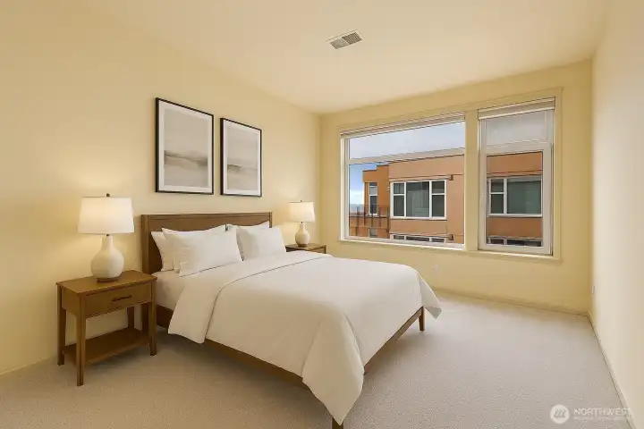 Second Bedroom (virtually staged) Second Bedroom (virtually staged)