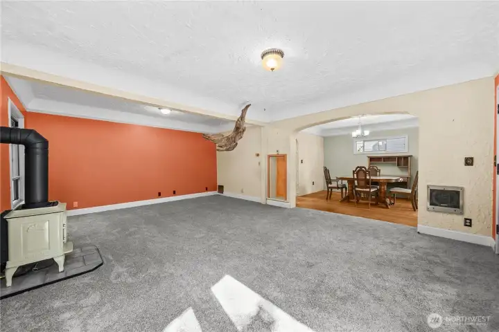 Opens up to your dining room