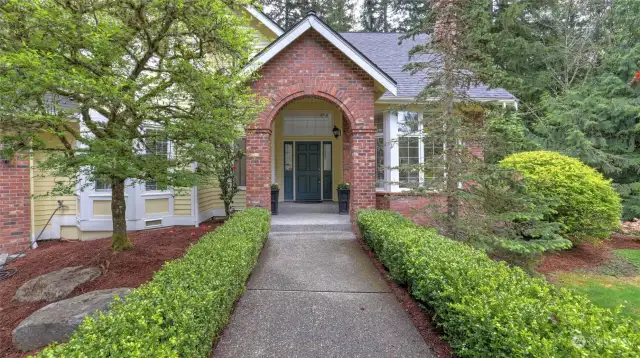 This well kept and loved 2 story home will immediately feel like you are home.  A large flat driveway with a 3 car garage.  Gorgeous brick fascia a 30 year composition roof with skylights and vaulted ceilings. Just down the street is a neighborhood owned tennis court.