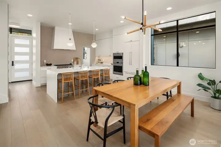 Kitchen on main level