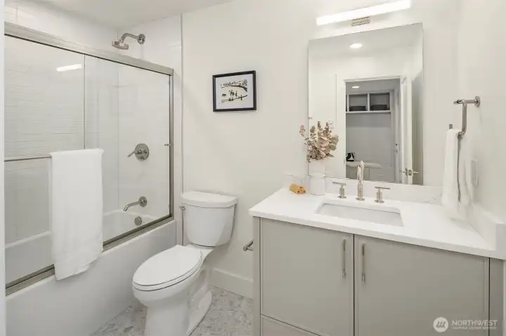 Lower level bathroom