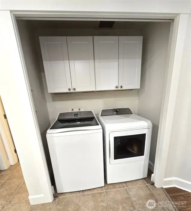 New washer and dryer